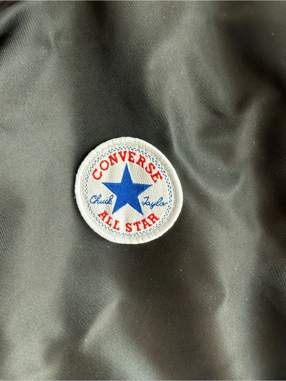 Converse All Star Kids Black Zip Bomber Jacket Size 5